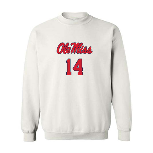 Ole Miss - NCAA Football : Kam Franklin - Replica Shersey Crewneck Sweatshirt-0