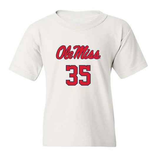 Ole Miss - NCAA Football : Damarius Yates - Replica Shersey Youth T-Shirt-0
