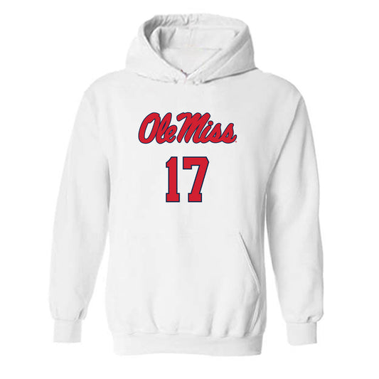 Ole Miss - NCAA Football : Lucas Carneiro - Replica Shersey Hooded Sweatshirt-0