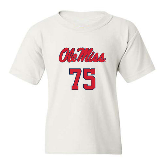 Ole Miss - NCAA Football : Patrick Kutas - Replica Shersey Youth T-Shirt-0