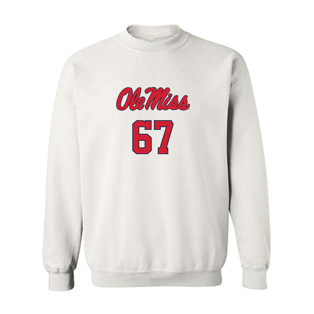 Ole Miss - NCAA Football : Kane Mankins - Replica Shersey Crewneck Sweatshirt-0