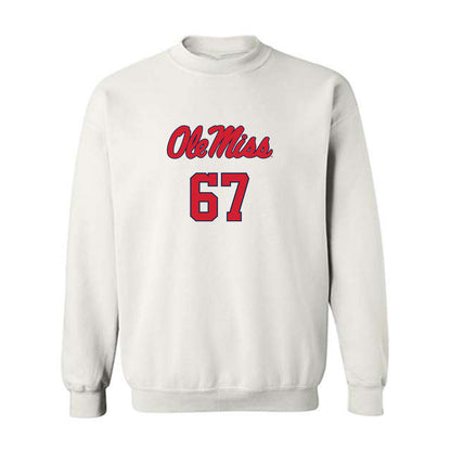 Ole Miss - NCAA Football : Kane Mankins - Replica Shersey Crewneck Sweatshirt-0