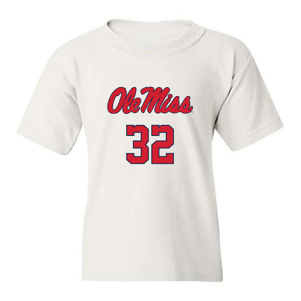 Ole Miss - NCAA Baseball : Tristan Bissetta - Replica Shersey Youth T-Shirt-0