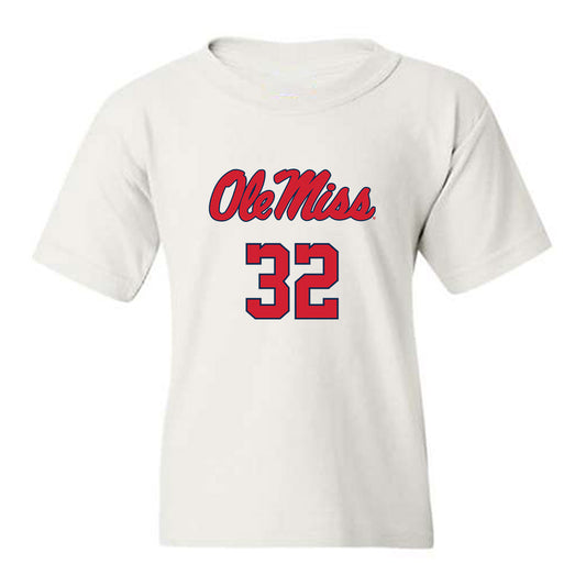 Ole Miss - NCAA Baseball : Tristan Bissetta - Replica Shersey Youth T-Shirt-0