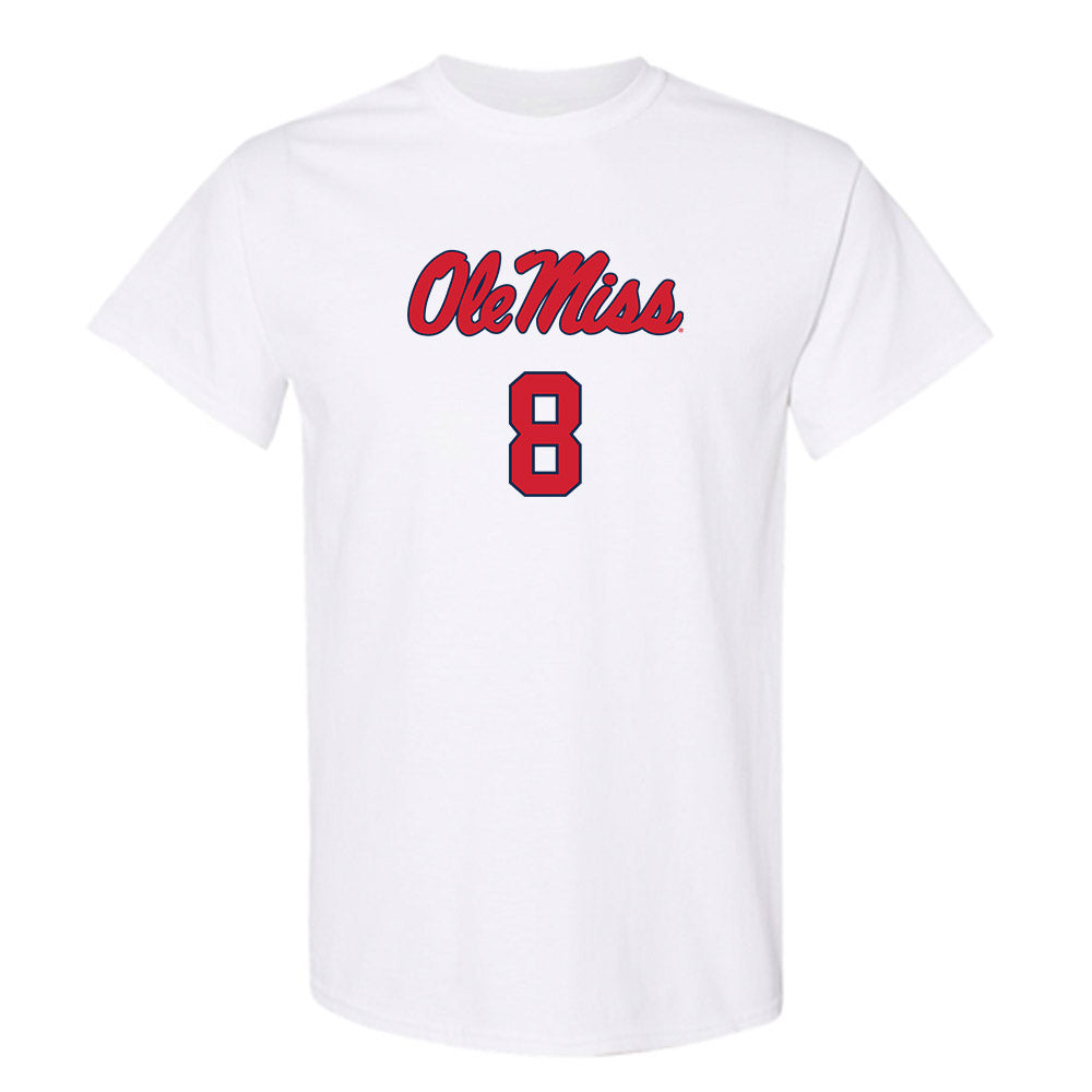 Ole Miss - NCAA Baseball : Tate Sirmans - Replica Shersey T-Shirt-0