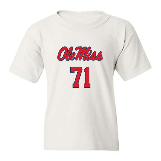 Ole Miss - NCAA Football : Emanuel Faulkner - Replica Shersey Youth T-Shirt-0