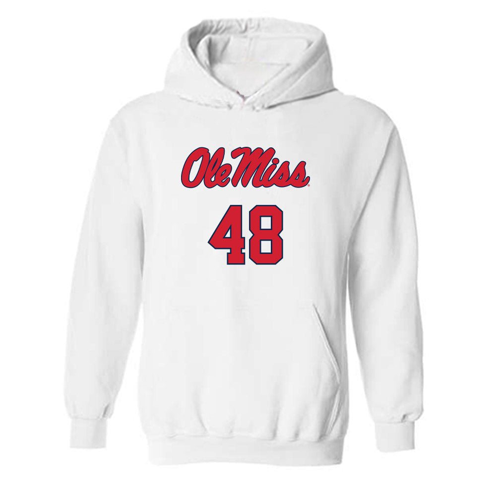 Ole Miss - NCAA Football : Mark Trigg Jr - Replica Shersey Hooded Sweatshirt-0