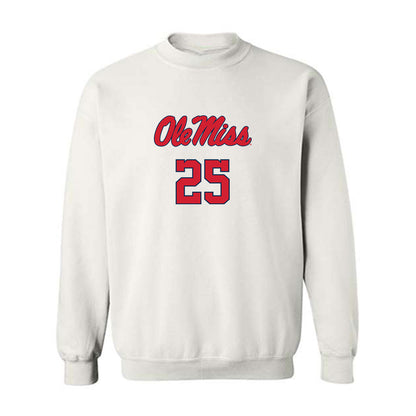 Ole Miss - NCAA Baseball : Daniel Pacella - Replica Shersey Crewneck Sweatshirt-0