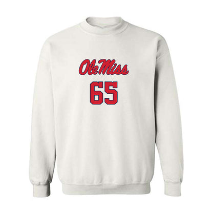 Ole Miss - NCAA Football : Connor Howes - Replica Shersey Crewneck Sweatshirt-0