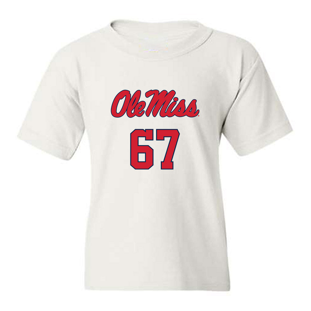 Ole Miss - NCAA Football : Kane Mankins - Replica Shersey Youth T-Shirt-0