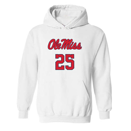 Ole Miss - NCAA Football : Maison Dunn - Replica Shersey Hooded Sweatshirt-0