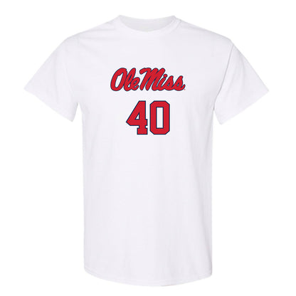 Ole Miss - NCAA Baseball : JP Robertson - Replica Shersey T-Shirt-0