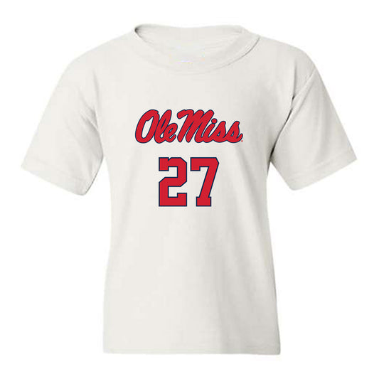Ole Miss - NCAA Football : Macaleb Taylor - Replica Shersey Youth T-Shirt-0