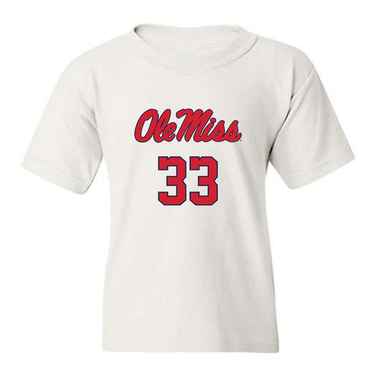 Ole Miss - NCAA Football : Oscar Bird - Replica Shersey Youth T-Shirt-0