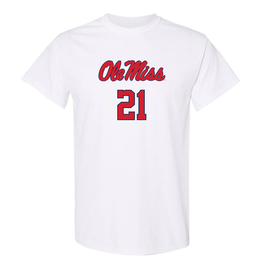 Ole Miss - NCAA Women's Basketball : Debreasha Powe - Replica Shersey T-Shirt-0