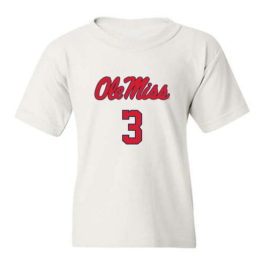 Ole Miss - NCAA Women's Basketball : Kaitlin Peterson - Replica Shersey Youth T-Shirt-0
