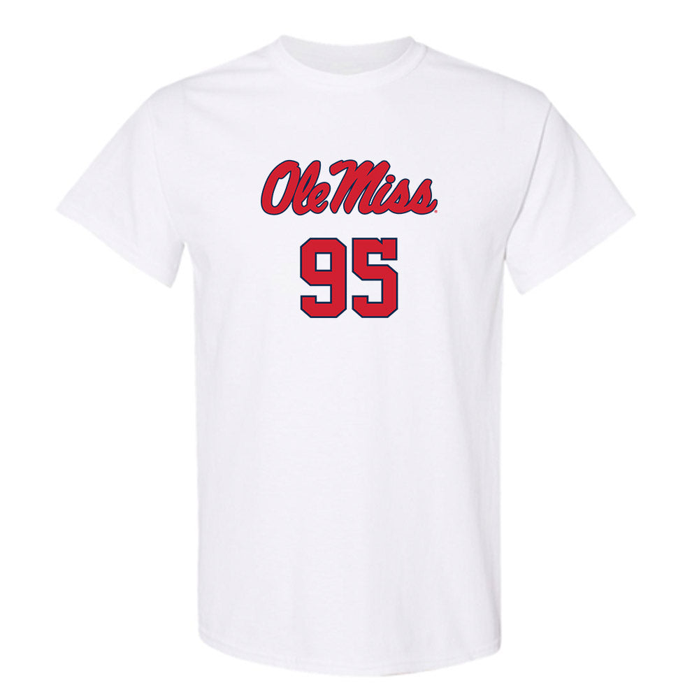 Ole Miss - NCAA Football : Andrew Maddox - Replica Shersey T-Shirt-0