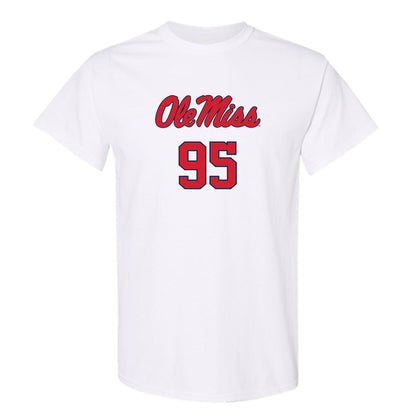 Ole Miss - NCAA Football : Andrew Maddox - Replica Shersey T-Shirt-0