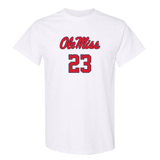 Ole Miss - NCAA Men's Basketball : Daniel Patton - Replica Shersey T-Shirt-0