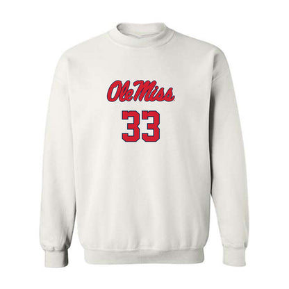 Ole Miss - NCAA Baseball : Landon Koenig - Replica Shersey Crewneck Sweatshirt-0