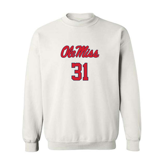 Ole Miss - NCAA Women's Soccer : Georgia Skelton - Replica Shersey Crewneck Sweatshirt-0