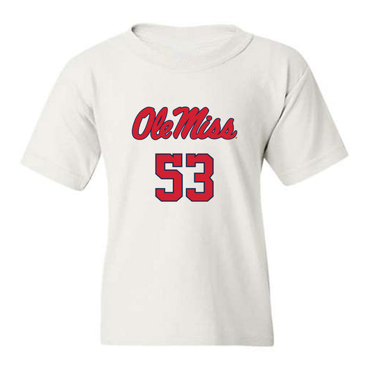 Ole Miss - NCAA Football : Trey Nightingale - Replica Shersey Youth T-Shirt-0