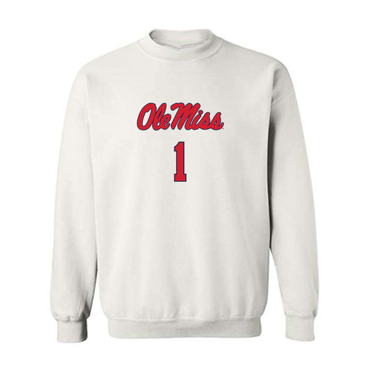 Ole Miss - NCAA Softball : Adison Bicknell - Replica Shersey Crewneck Sweatshirt-0