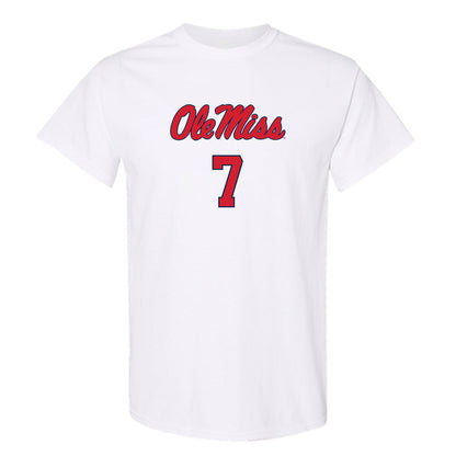 Ole Miss - NCAA Baseball : Topher Jones - Replica Shersey T-Shirt-0