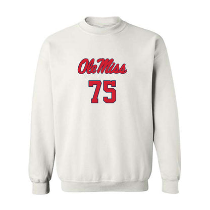 Ole Miss - NCAA Football : Patrick Kutas - Replica Shersey Crewneck Sweatshirt-0