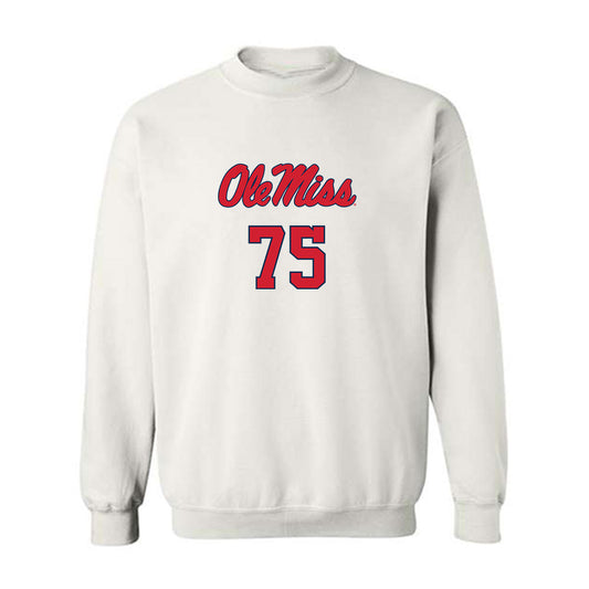 Ole Miss - NCAA Football : Patrick Kutas - Replica Shersey Crewneck Sweatshirt-0