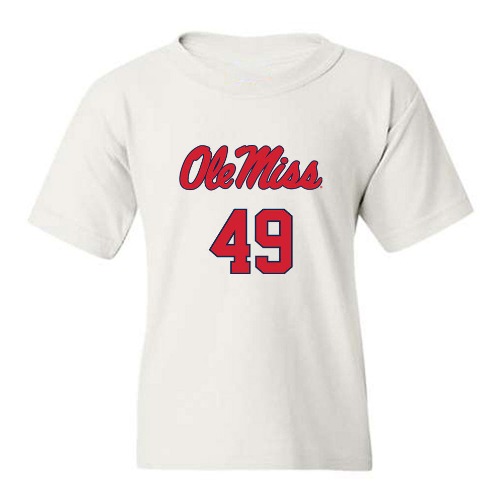 Ole Miss - NCAA Football : Tah'J Butler - Replica Shersey Youth T-Shirt-0