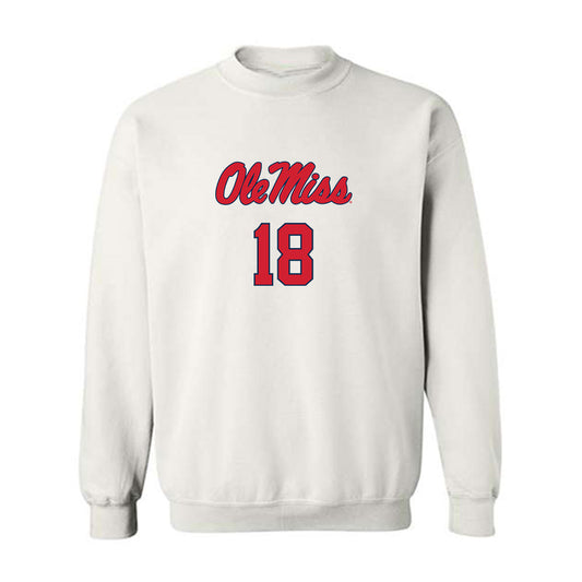 Ole Miss - NCAA Women's Soccer : Isabella Pontieri - Replica Shersey Crewneck Sweatshirt-0