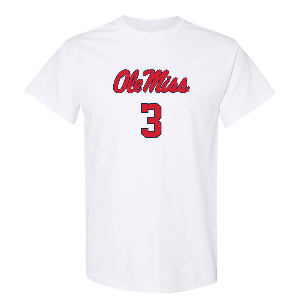 Ole Miss - NCAA Women's Basketball : Kaitlin Peterson - Replica Shersey T-Shirt-0