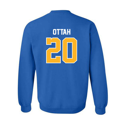 Pittsburgh - NCAA Women's Soccer : Celine Ottah - Replica Shersey Crewneck Sweatshirt-1