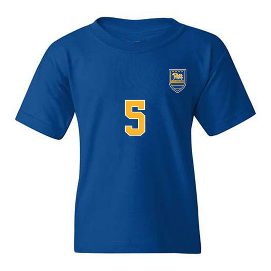 Pittsburgh - NCAA Women's Soccer : Maci Tew - Replica Shersey Youth T-Shirt-0