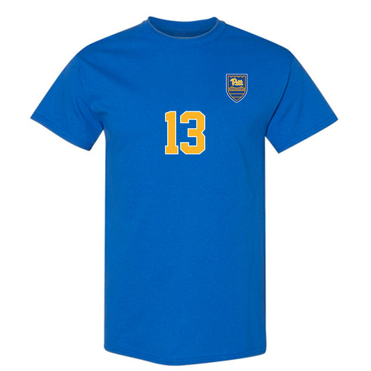 Pittsburgh - NCAA Men's Soccer : Joshua Hardin - Replica Shersey T-Shirt-0