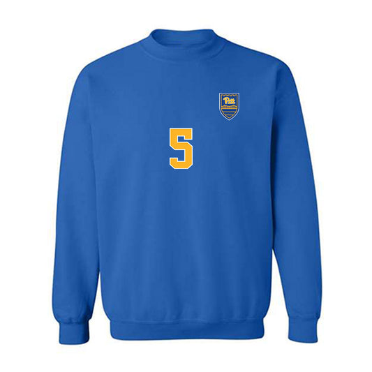 Pittsburgh - NCAA Women's Soccer : Maci Tew - Replica Shersey Crewneck Sweatshirt-0