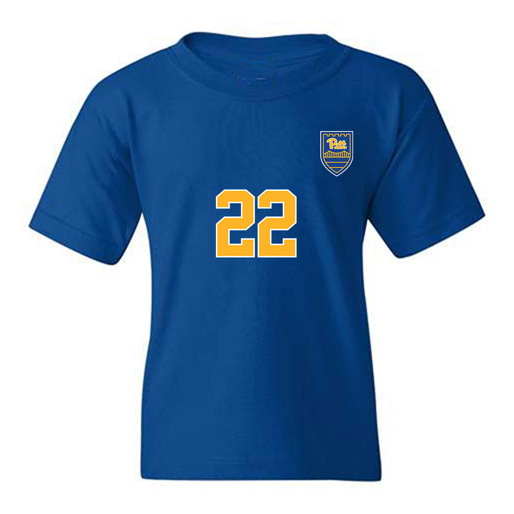 Pittsburgh - NCAA Women's Soccer : Savannah Johnson - Replica Shersey Youth T-Shirt-0