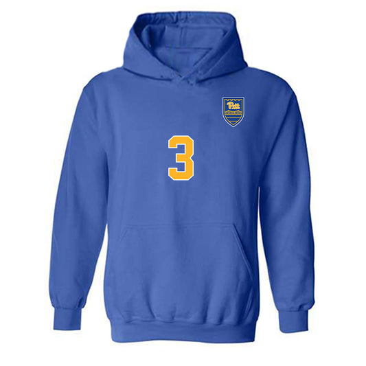 Pittsburgh - NCAA Men's Soccer : Jacob Redenfors - Replica Shersey Hooded Sweatshirt-0