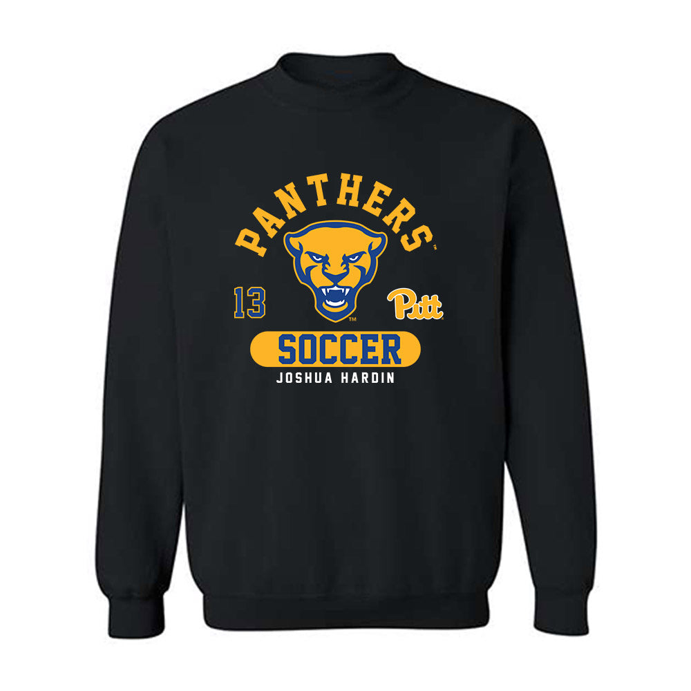 Pittsburgh - NCAA Men's Soccer : Joshua Hardin - Fashion Shersey Crewneck Sweatshirt-0