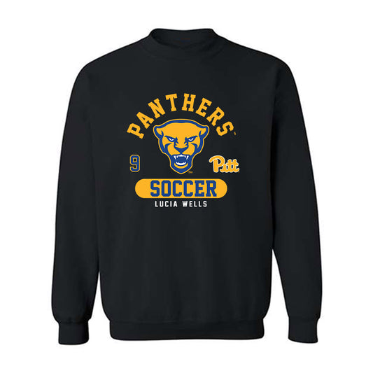 Pittsburgh - NCAA Women's Soccer : Lucia Wells - Fashion Shersey Crewneck Sweatshirt-0