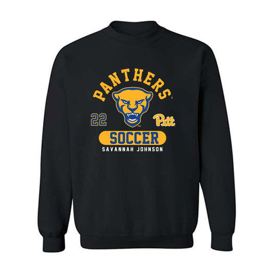 Pittsburgh - NCAA Women's Soccer : Savannah Johnson - Fashion Shersey Crewneck Sweatshirt-0