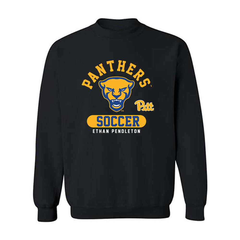 Pittsburgh - NCAA Men's Soccer : Ethan Pendleton - Fashion Shersey Crewneck Sweatshirt-0