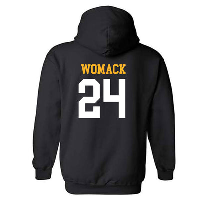 Towson - NCAA Men's Basketball : Jaquan Womack - Classic Shersey Hooded Sweatshirt-1