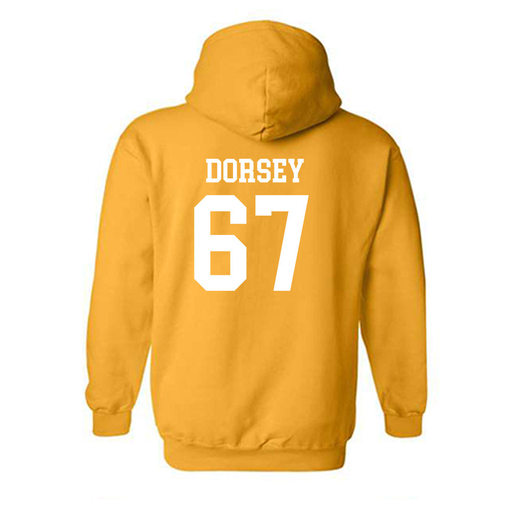 Towson - NCAA Football : Chase Dorsey - Classic Shersey Hooded Sweatshirt-1