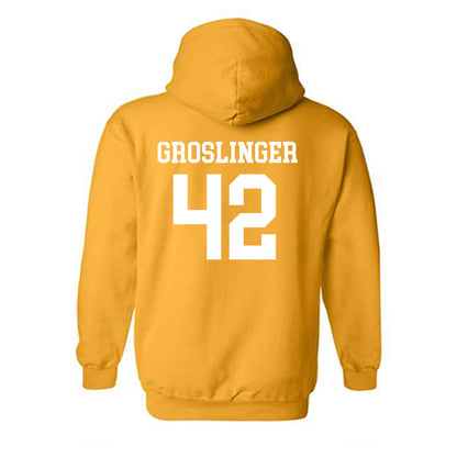 Towson - NCAA Football : Max Groslinger - Classic Shersey Hooded Sweatshirt-1