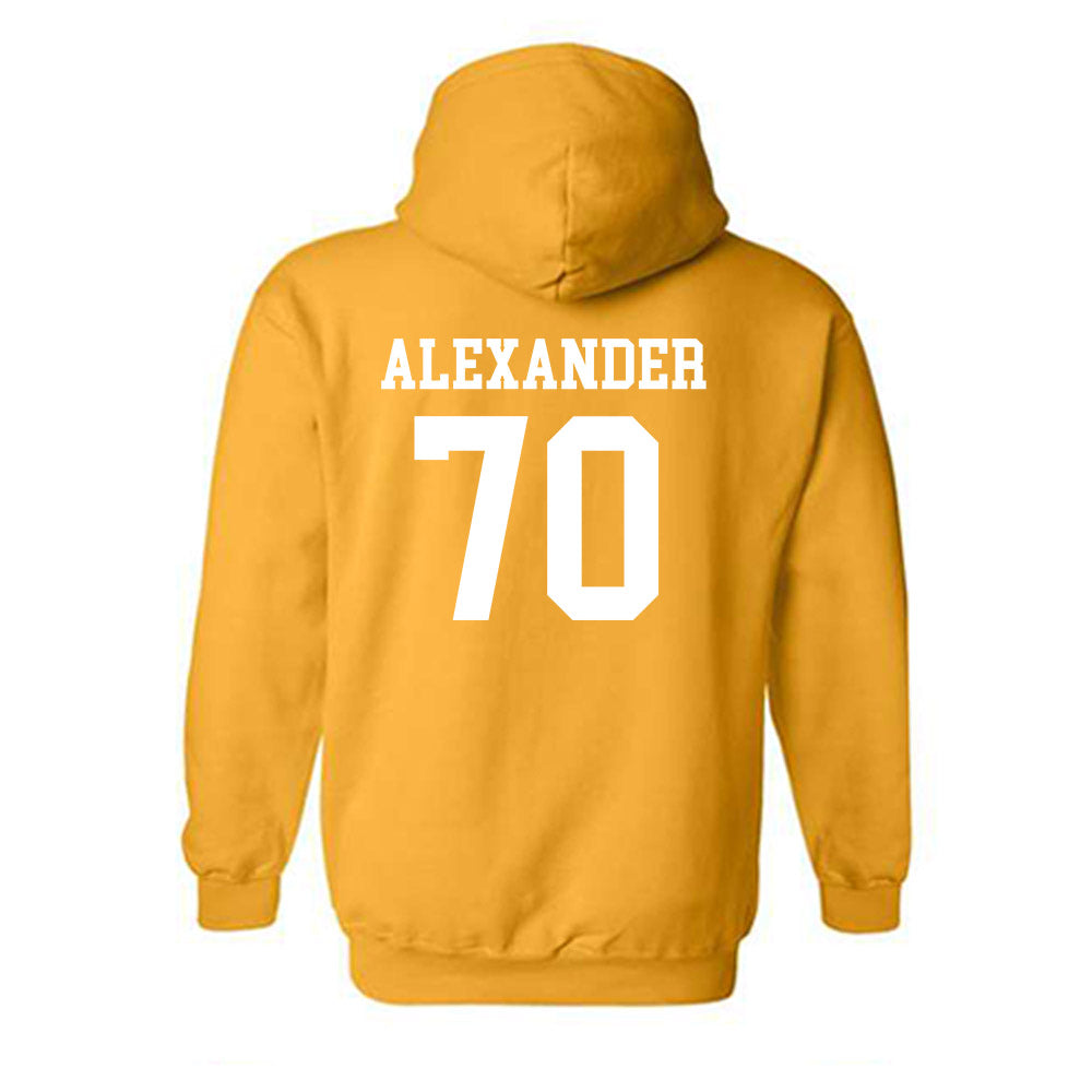 Towson - NCAA Football : TKhi Alexander - Classic Shersey Hooded Sweatshirt-1