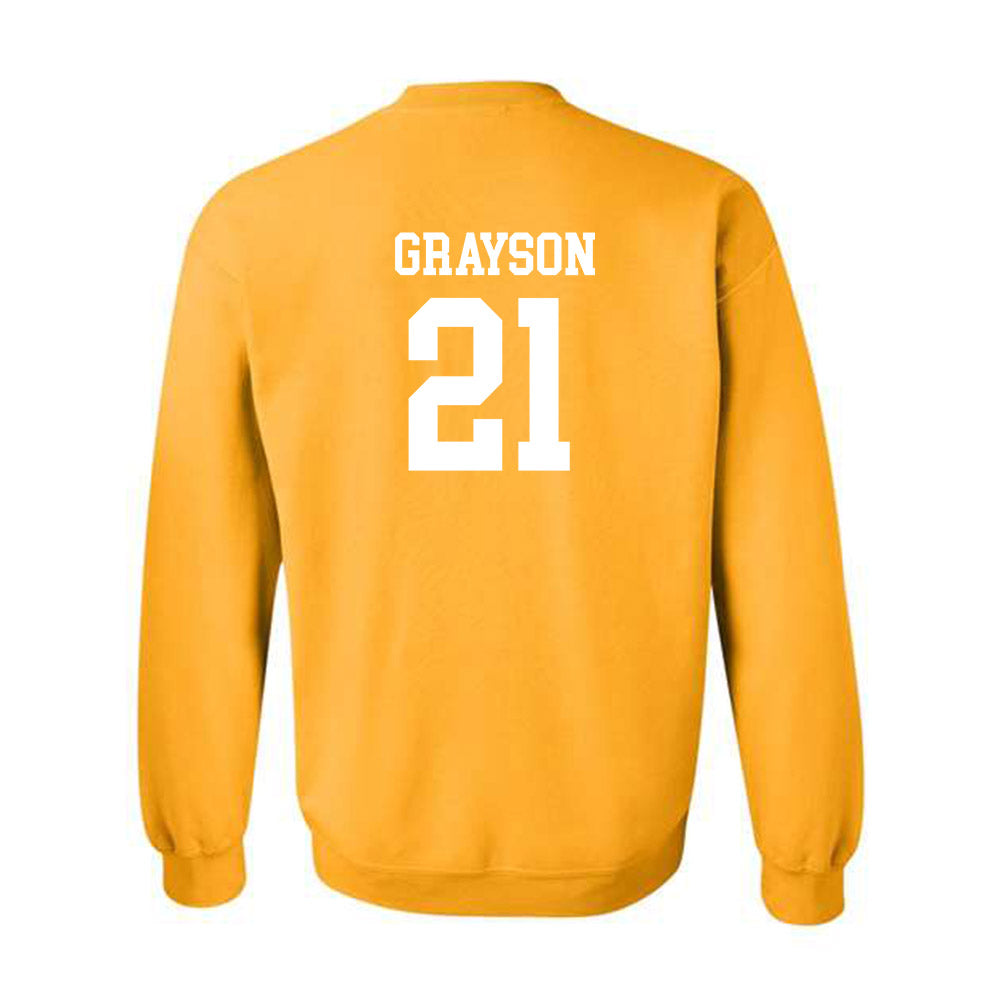 Towson - NCAA Football : Kyron Grayson - Classic Shersey Crewneck Sweatshirt-1