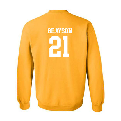 Towson - NCAA Football : Kyron Grayson - Classic Shersey Crewneck Sweatshirt-1