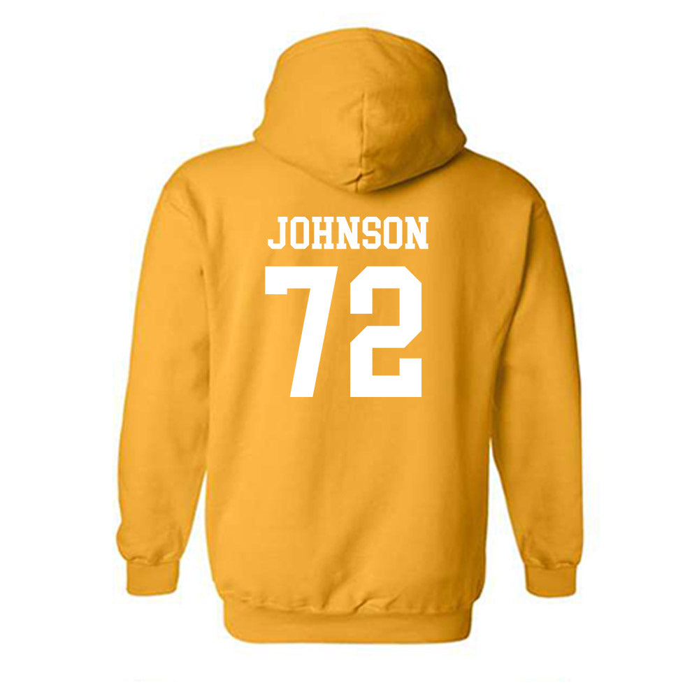 Towson - NCAA Football : Aidan Johnson - Classic Shersey Hooded Sweatshirt-1